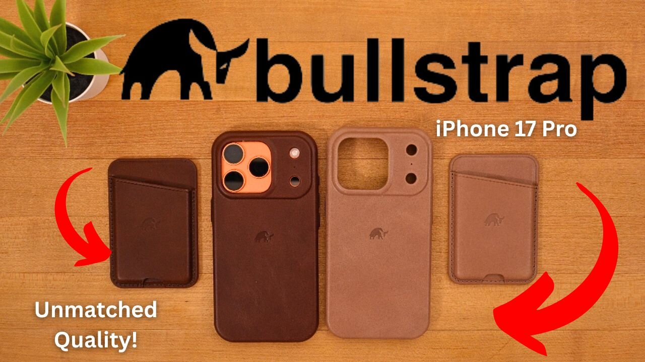 Bullstrap iPhone 17 Pro Case Review! // PLUS MagSafe Wallet Review! // BEST Leather iPhone Case?