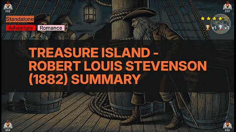 Treasure Island - Robert Louis Stevenson (1882) Summary