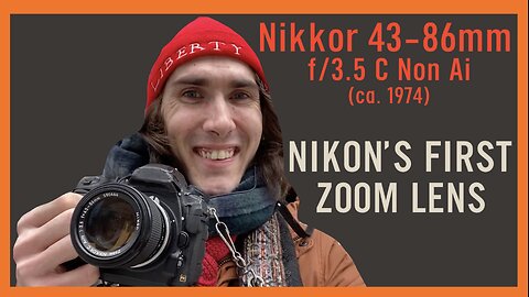 😱📷 NIKON'S ORIGINAL ZOOM LENS 🔭 Nikkor 43-86mm f/3.5 C Non Ai 1974 🚙 Detroit street portraits 🧐Best