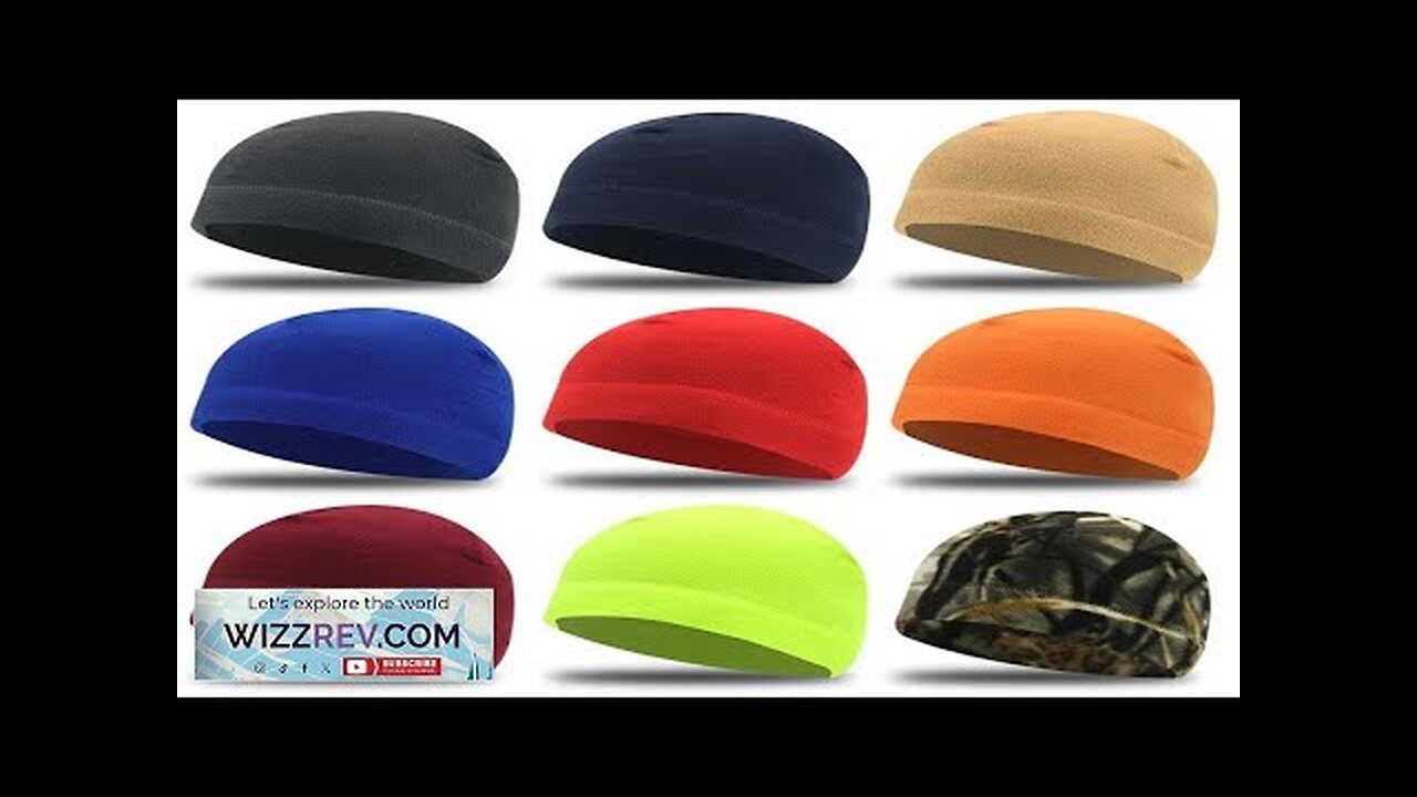 Solid Fleece Cap Winter Warm Outdoor Sports Windproof Running Skiing Cycling Hat Review