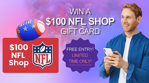 Win a $100 NFL Shop Gift Card – Shop Official NFL Gear and Fan Favorites