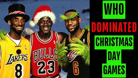 Jordan vs LeBron vs Kobe at NBA Christmas Day Games