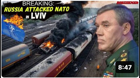 LVIV on FIRE: NATO Military Train Full of AIM-9 'SIDEWINDER' Missiles for F-16s Was Blown To BITS