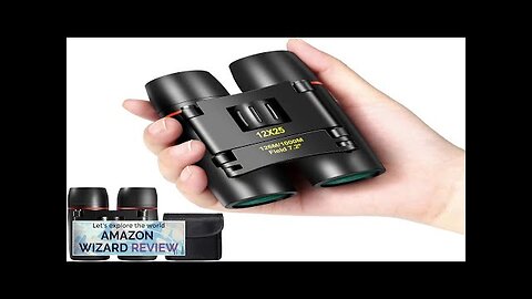 12X25 Mini Pocket Binoculars Compact Small Lightweight Foldable for Adults Kids Bird Review