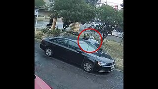 Robo frenado: delincuentes escapan tras no poder llevarse el auto