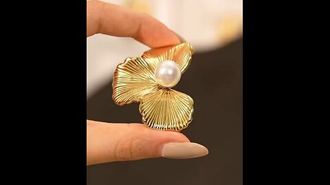 Gold plated earrings