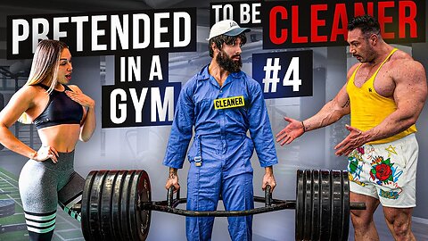 CRAZY CLEANER surprise GIRLS in a GYM prank ft. NOEL DEYZEL #4 ｜ Anatoly gym prank