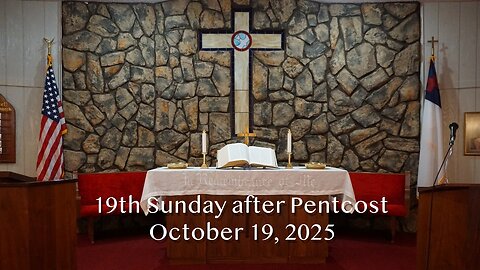 They Have Moses and the Prophets - Luke 16:19-31 - 19th Sunday after Pentecost - October 19, 2025