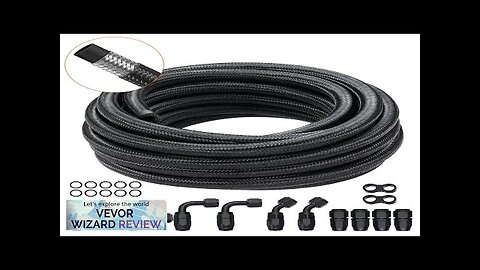 VEVOR 6AN Fuel Line Kit 20 FT Fuel Hose Kit 0.34" Nylon Review