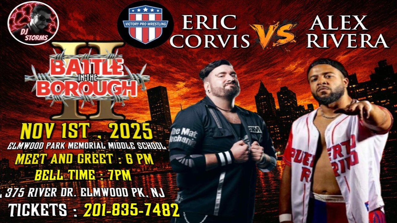 FULL MATCH: Eric Corvis Vs Alex Rivera - Battle In The Borough II 11/1/25