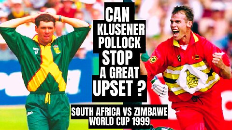 Klusener and Pollock's Super Efforts | Johnson's Brilliance in a World Cup 1999 Classic | SA vs Zim