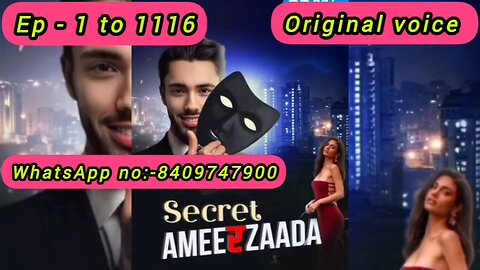 secret ameerzada episode 101 to 110 || secret amirzada pocket fm story || secret ameerzada episode