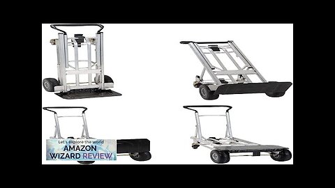 COSCO 4-in-1 Folding Series Hand Truck with Flat-Free Wheels Review