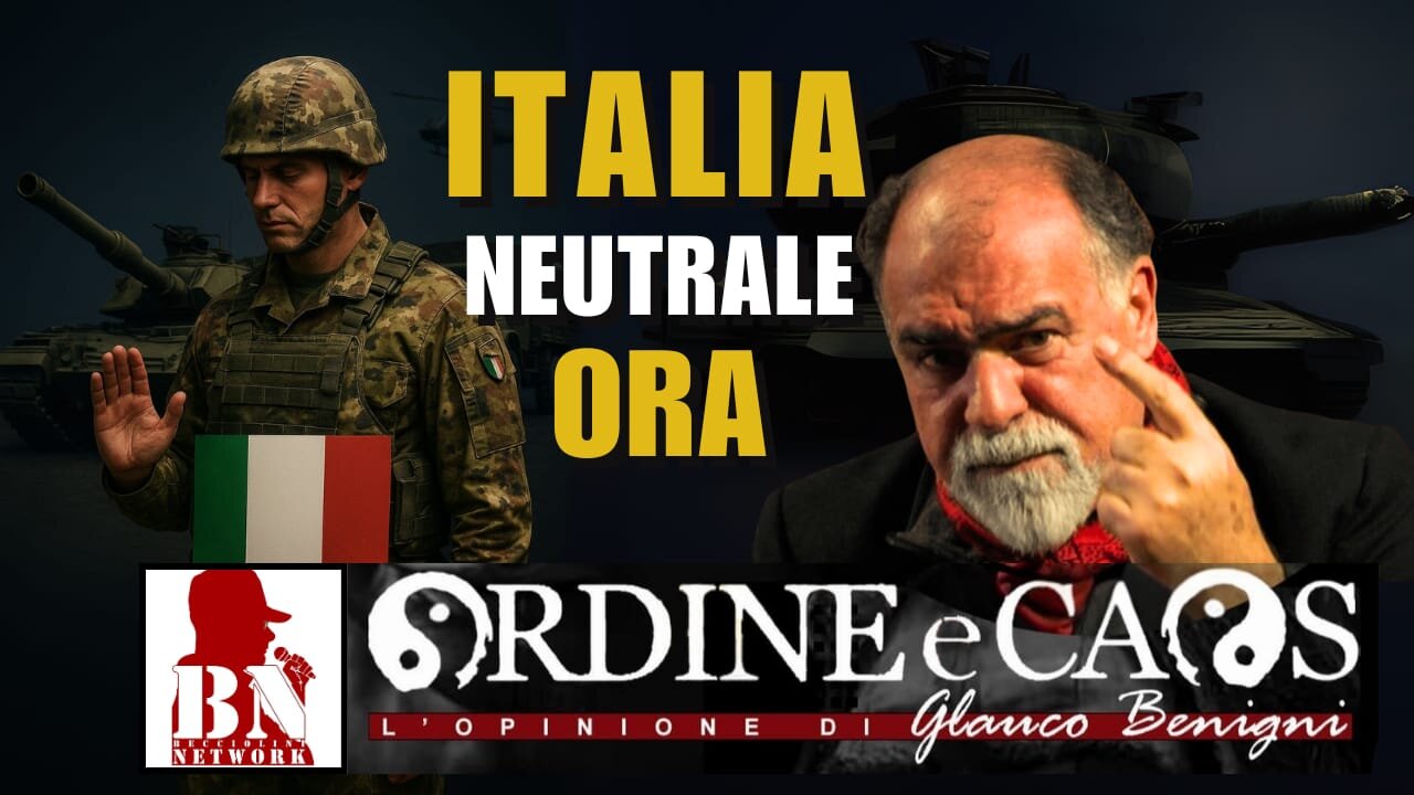Italia NEUTRALE Ora con lAmbasciatore Bruno SCAPINI | Alla Mezza
