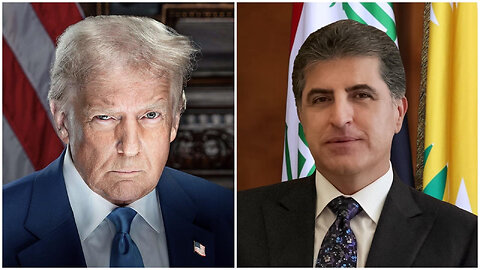 Nechirvan Barzani receives a written message from Trump