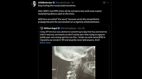 William Regal Was RIGHT About Neck Bumps — AEW Fans Lose Their Minds! #shorts