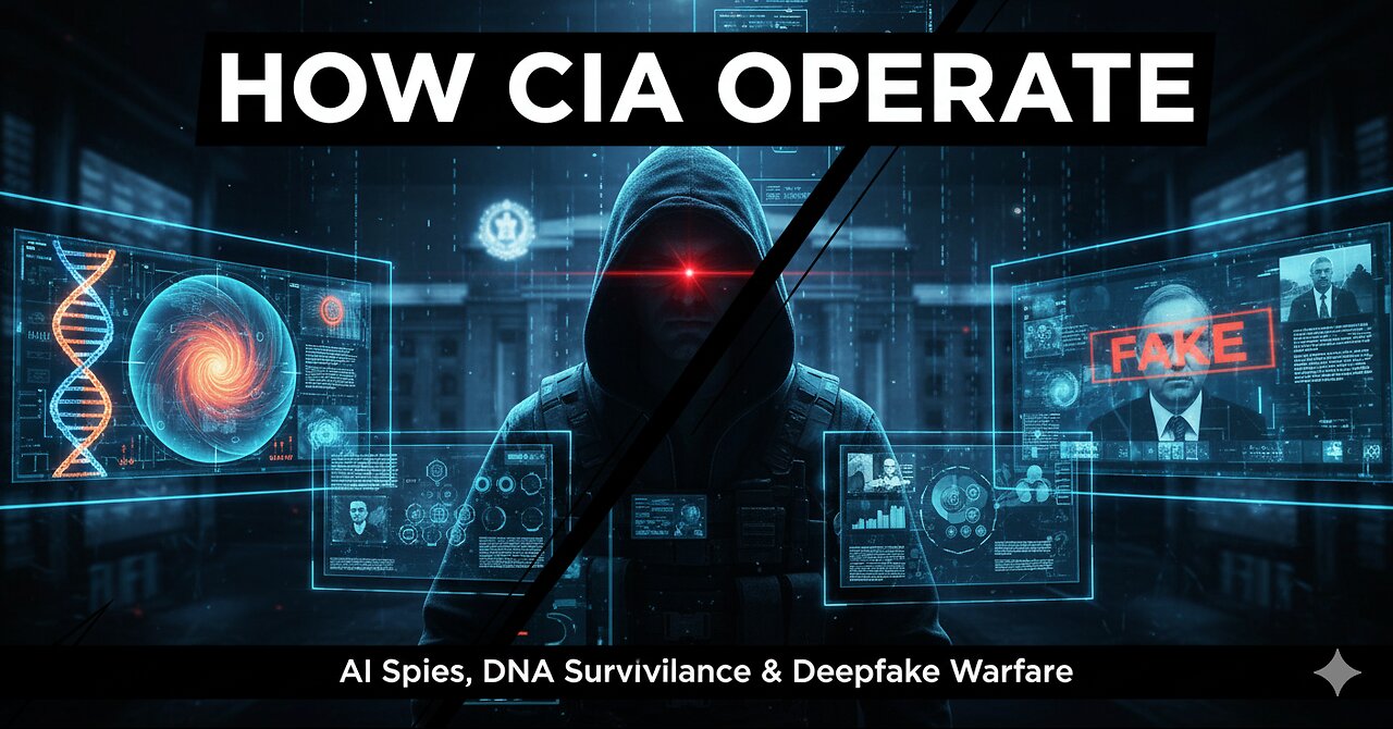How CIA Operate and AI Spies, DNA Surveillance, Deepfakes, and the Future of Espionage