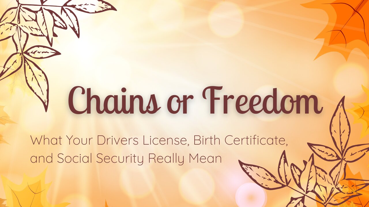 Chains or Freedom