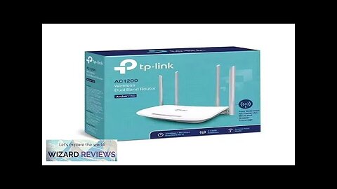 TP-LINK Dual Band Router Archer C50 Four Antennas AC1200 Wireless Wifi Router Review