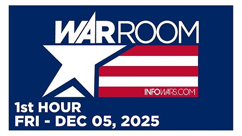 WAR ROOM [1 of 3] Friday 12/5/25 • CURIOUS CASE OF DNC/RNC PIPE-BOMB SUSPECT, News & Analysis
