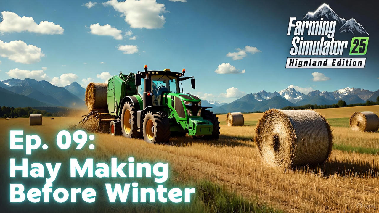 Hay Making BEFORE Winter! ❄️🚜 | Farming Simulator 25: Highland Edition Ep. 09