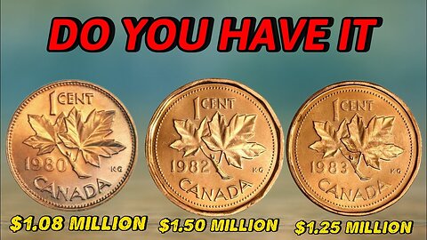 Top 3 Most Valuable Canadian One Cent Coins Worth BIG Money! | Rare Pennies You Might Own!