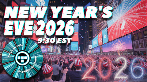 🔴LIVE New Year's Eve Tron Tribe Party - 9:30 EST -12.31.25🔴