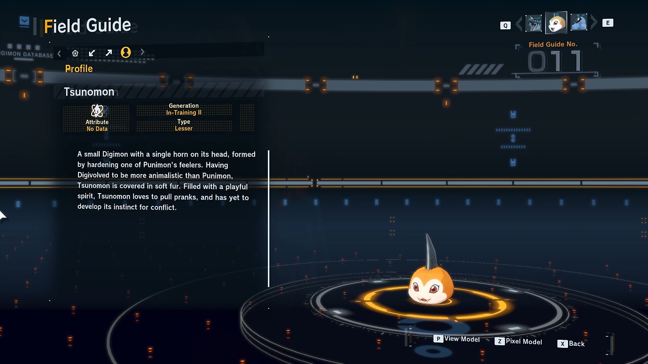 tsunomon all digivolution/de-digivolution/profile Digimon Story Time Stranger