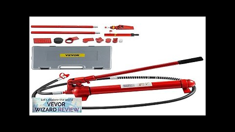 1.4M Porta Power Hydraulic Jack Repair Tool Kit Power Set Auto Tool Review