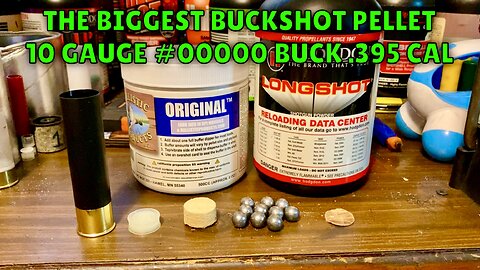 10 Gauge 10 Pellet .395 Cal #00000 Buckshot Load