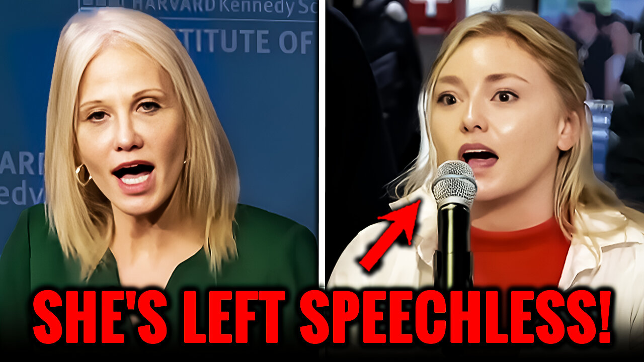 Harvard Student’s Question BACKFIRES… Conway Leaves Her SPEECHLESS!