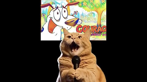 Courage the Cowardly Dog + Singing Opera Cat