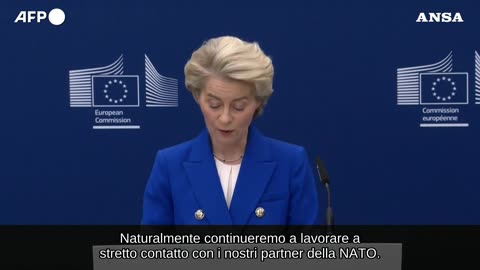 NOTIZIE DAL MONDO Von der Leyen;'Con Rearm Europe fino a 800 miliardi di euro in 4 anni per la difesa europea' La presidente della Commissione UE: "e' un momento chiave, pronti a fare di piu'"