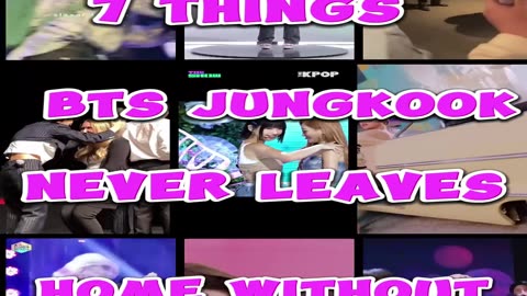 7 Things BTS Jungkook Never Leaves Home Without