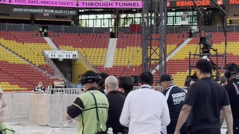 Pyjama Man Escorted Out of Lady Gaga Concert