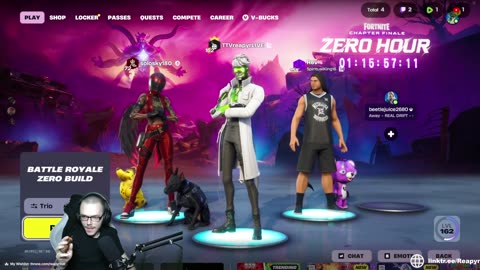 🔴Live🔴Happy Thanksgiving lets run fort🔴!throne !merch !dubby !discord !socials🔴