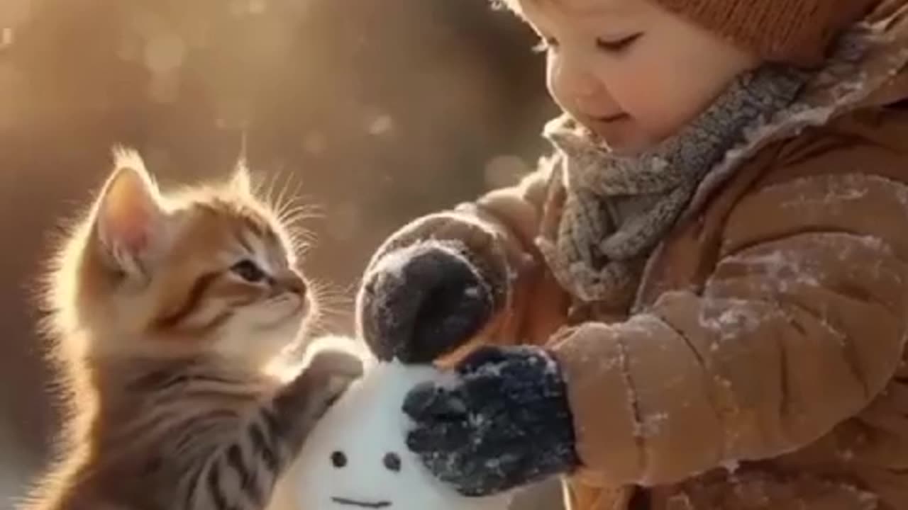 Cats and baby boy beautifull cats and partes love like cats