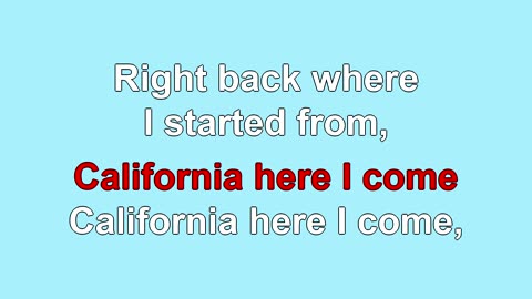 California Here I Come (1921)