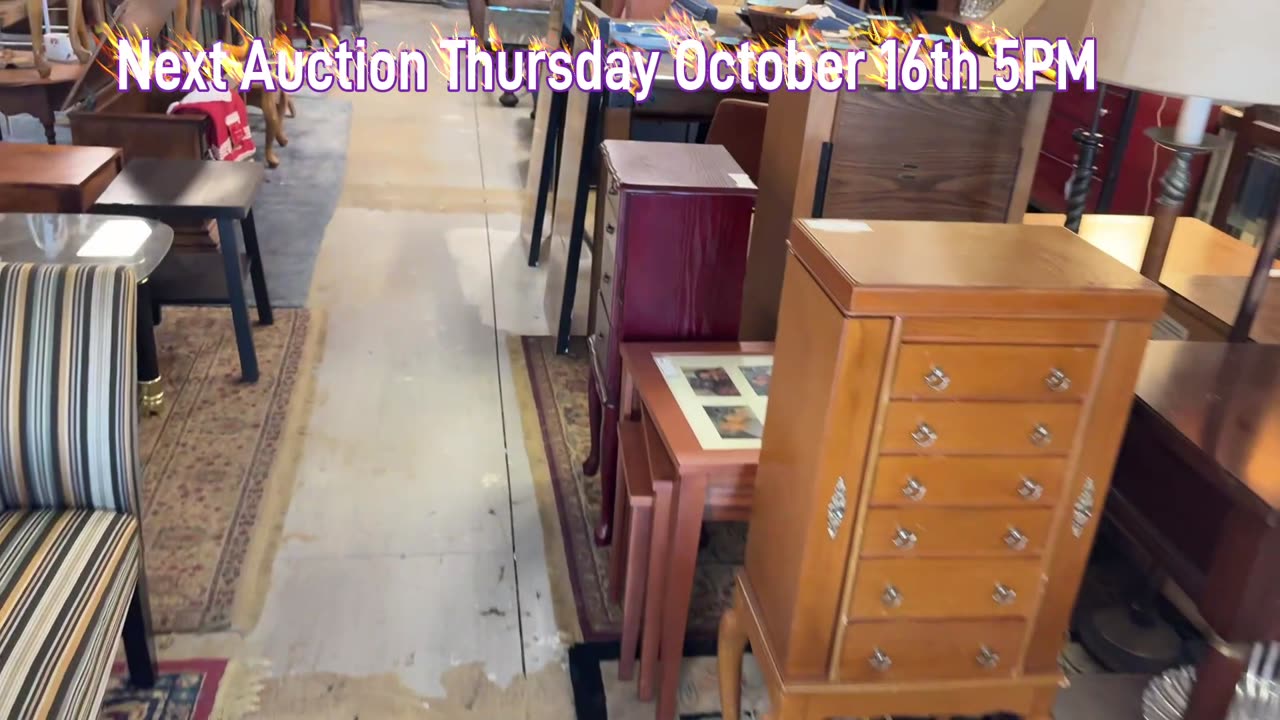 Big Auction Preview! Thursday October 16th 5PM