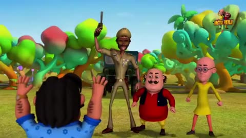 Motu और Patlu और गंजी चुड़ैल बने दोनों जिन _ Motu-Patlu