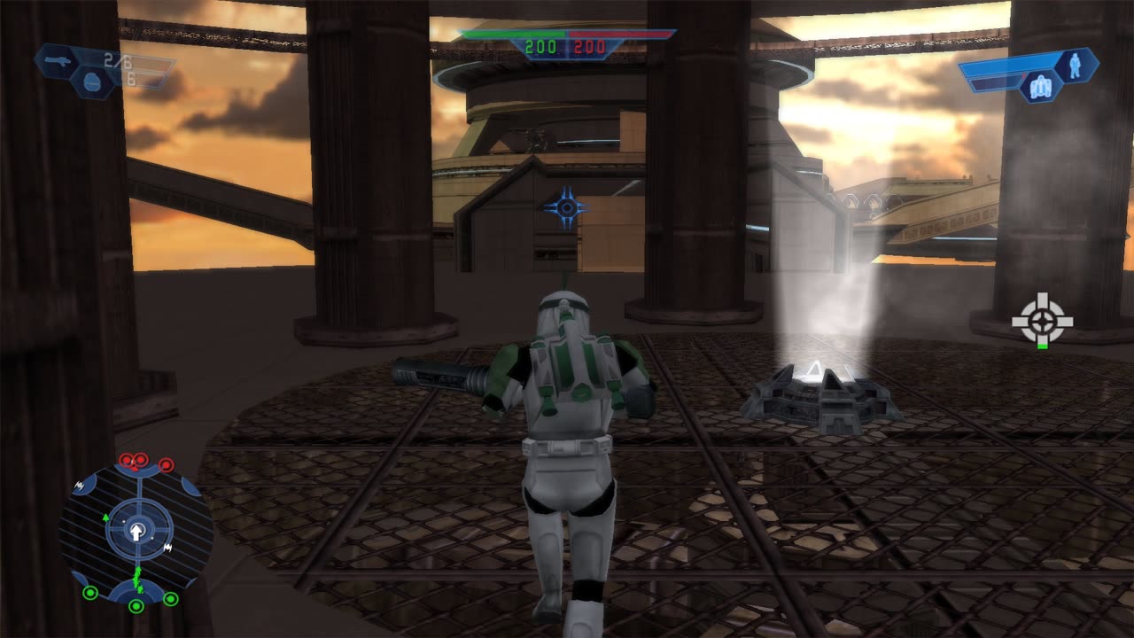Star Wars Battlefront 2004: Instant Action Bespin: Platform Republic Gameplay
