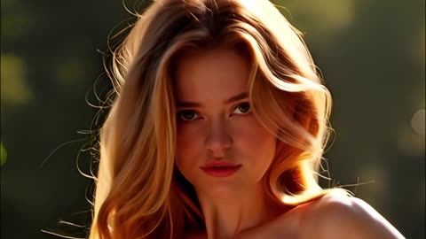 Pretty Model in the Field