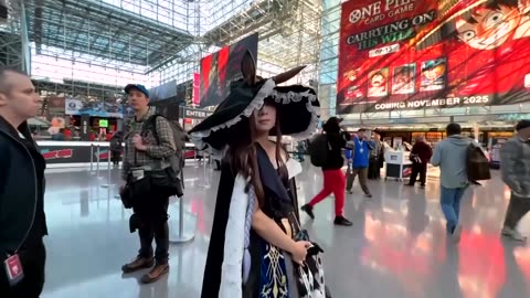 Pop culture fanatics attend the annual New York Comic Con