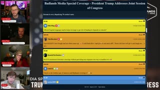 Badlands Media Special Coverage - President Trump Addresses Joint Session of Congress