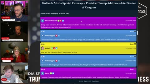 Badlands Media Special Coverage - President Trump Addresses Joint Session of Congress