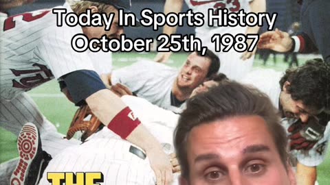 THE HISTORIC SPORTS MOMENT OF OCTOBER 25th, 1987