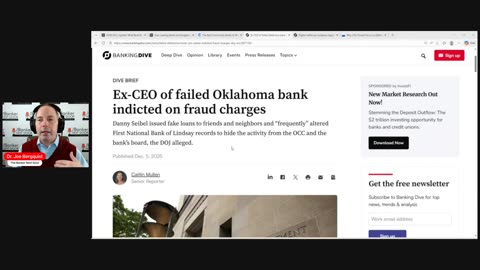 Fraud alleged in failure of First National Bank of Lindsay