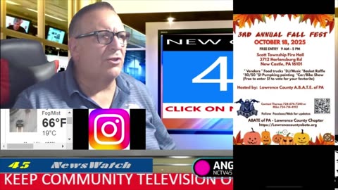 NCTV45 NEWSWATCH MORNING FRI OCT 17 2025 WITH ANGELO PERROTTA