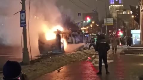 🔥🤷🏻‍♂️ Two electric buses burned down in Moscow in one day!