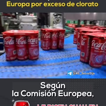 Coca Cola, problemas con el Clorato. Retiro de Productos.
